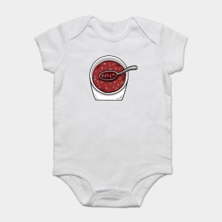 Alphabet Soup Says Hello Baby Bodysuit